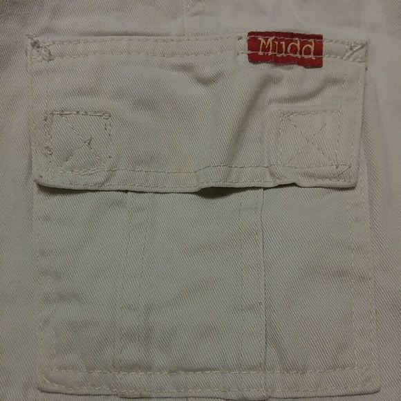 Mudd button fly drawstring waist cargo shorts sz 3 - Picture 4 of 5